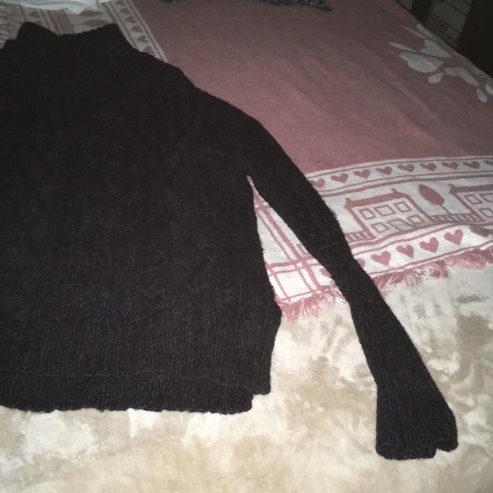 Free people knitted cable turtle neck sweater - Picture 3 of 12